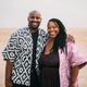Bryan Mason (left) and Jeanine Hays of AphroChic